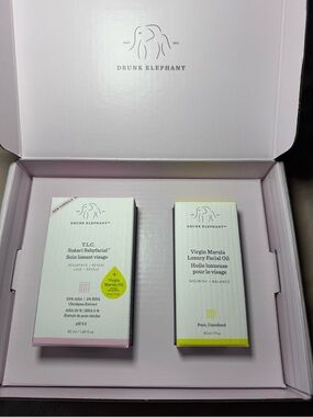Drunk Elephant Duo - NEW TLC Babyfacial + Marula Oil